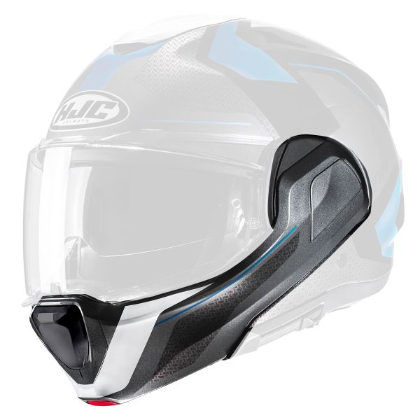 Pièces détachées casque HJC Mentonniere F100 Bios MC2 Pièces détachées casque HJC Mentonniere F100 Bios MC2