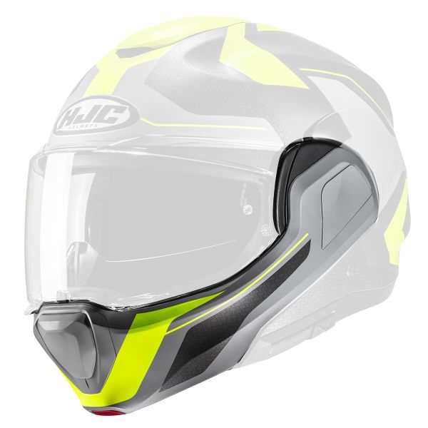 Pièces détachées casque HJC Mentonniere F100 Bios MC3HSF Pièces détachées casque HJC Mentonniere F100 Bios MC3HSF