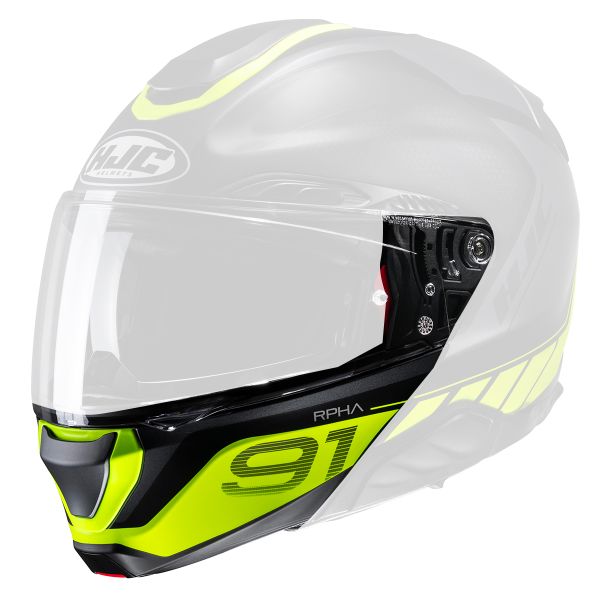 Pi�ces d�tach�es casque HJC Mentonniere RPHA91 Rafino MC3HSF