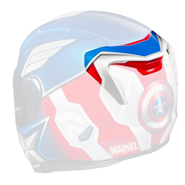 Pices dtaches casque HJC Ventilation Arriere RPHA 11 Captain America Marvel MC2