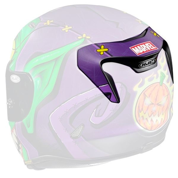 Pi�ces d�tach�es casque HJC Ventilation Arriere RPHA 11 Green Goblin MC48SF