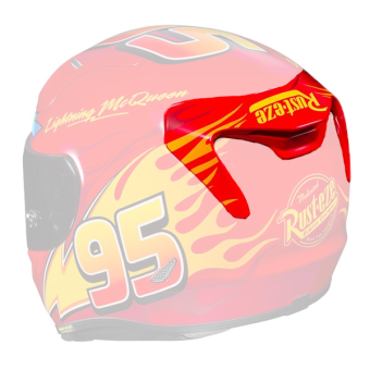 Pièces détachées casque HJC Ventilation arriere RPHA 11 Lightning Mcqueen Pièces détachées casque HJC Ventilation arriere RPHA 11 Lightning Mcqueen