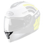 Pi�ces d�tach�es casque HJC Ventilation Mentonniere C70 Curves MC4HSF