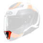 Pi�ces d�tach�es casque HJC Ventilation Mentonniere i91 Carst MC7