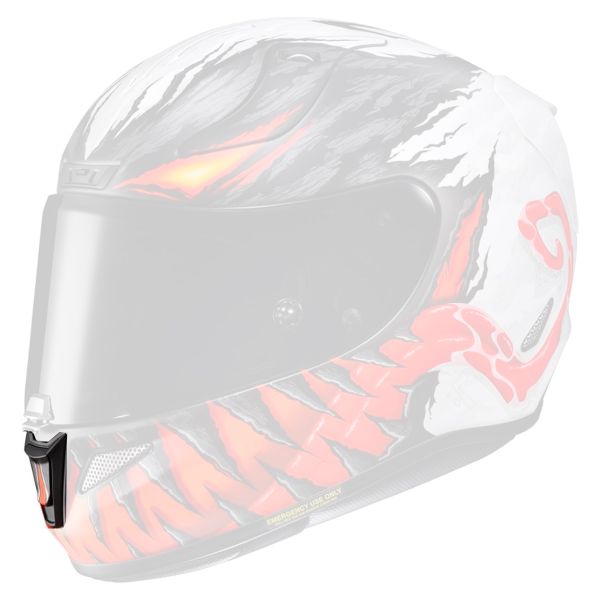 Pi�ces d�tach�es casque HJC Ventilation Mentonniere RPHA 11 Anti Venom MC1SF