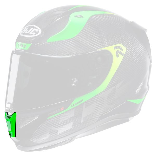 Pi�ces d�tach�es casque HJC Ventilation Mentonniere RPHA 11 Bleer MC4H