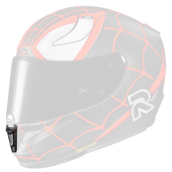 Pi�ces d�tach�es casque HJC Ventilation Mentonniere RPHA 11 Miles Morales MC1SF