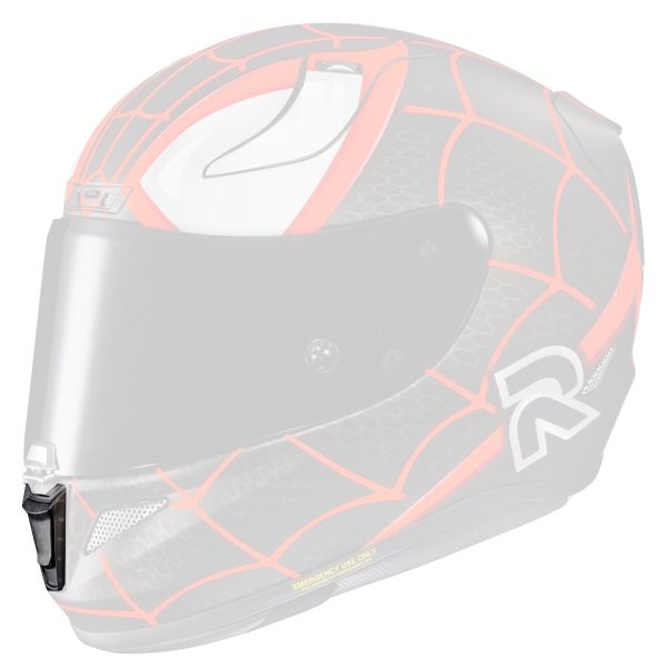 Pi�ces d�tach�es casque HJC Ventilation Mentonniere RPHA 11 Miles Morales MC1SF
