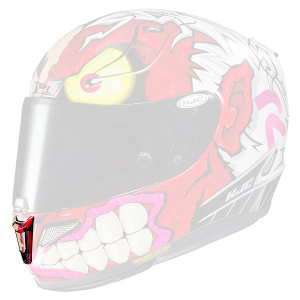 Pi�ces d�tach�es casque HJC Ventilation Mentonniere RPHA 11 Two Face MC1SF