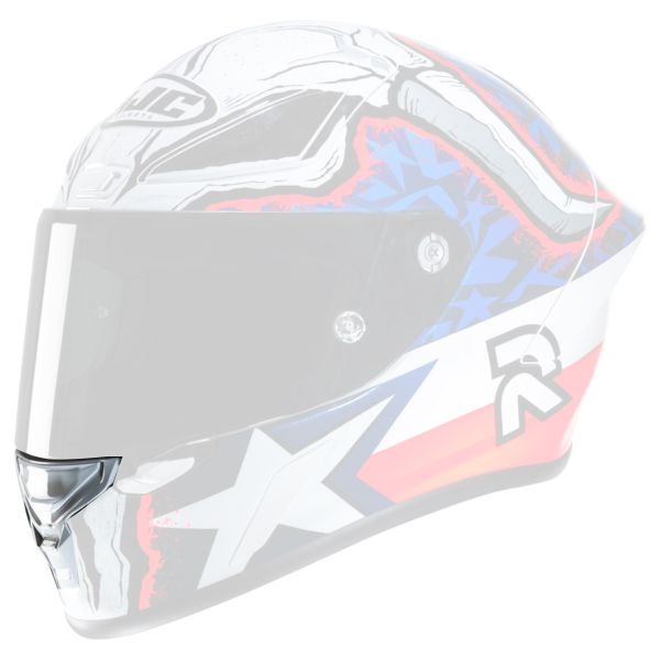 Pi�ces d�tach�es casque HJC Ventilation Mentonniere RPHA1 Garrett Gerloff Replica MC21