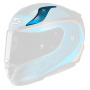 Pi�ces d�tach�es casque HJC Ventilation Superieure RPHA 11 Bine MC46HSF