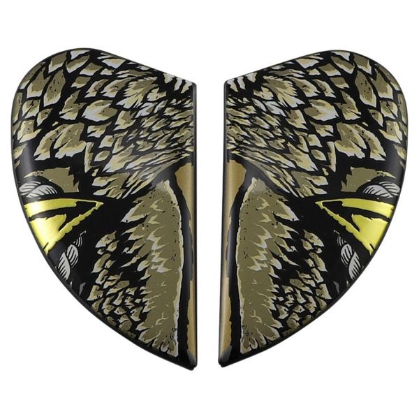 Pi�ces d�tach�es casque ICON Plaques Laterales Airform Semper Gold
