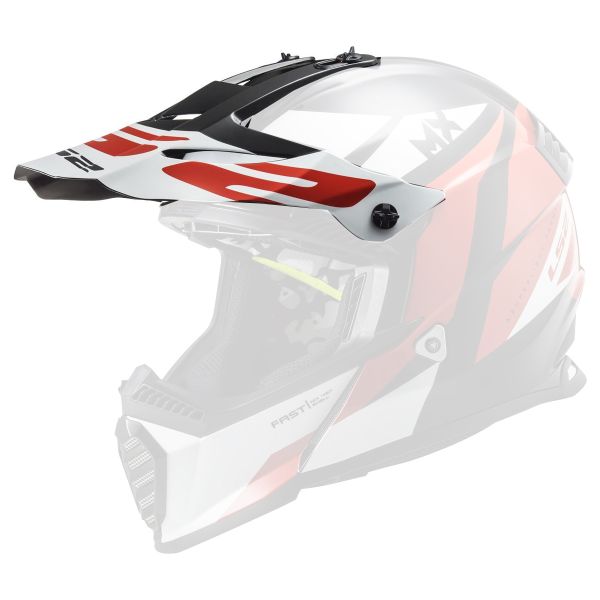 Pi�ces d�tach�es casque LS2 Casquette Fast Evo MX437 Strike