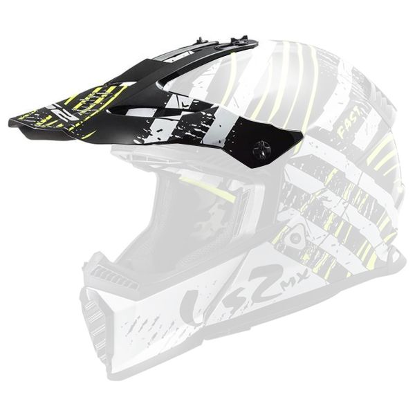 Pi�ces d�tach�es casque LS2 Casquette Fast Evo MX437 Verve