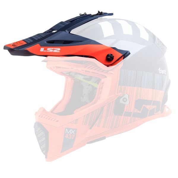 Pi�ces d�tach�es casque LS2 Casquette Fast Evo MX437 Xcode