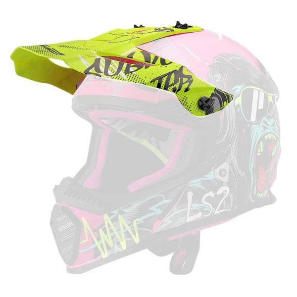 Pi�ces d�tach�es casque LS2 Casquette Fast II Mini MX437 Gorilla