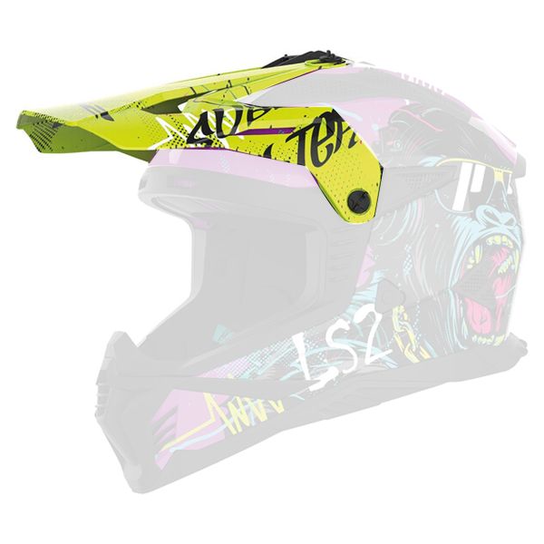Pi�ces d�tach�es casque LS2 Casquette Fast II MX708 Gorilla