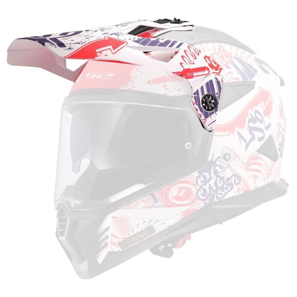 Pi�ces d�tach�es casque LS2 Casquette Pioneer II MX702 Fantasy