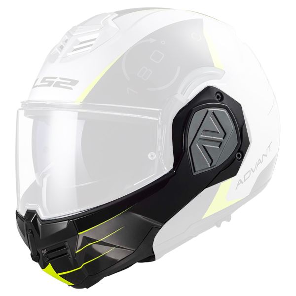 Pi�ces d�tach�es casque LS2 Mentonniere Advant FF906 Codex