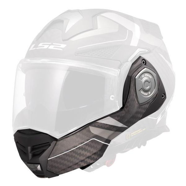 Pi�ces d�tach�es casque LS2 Mentonniere Advant X C FF901 Horizon