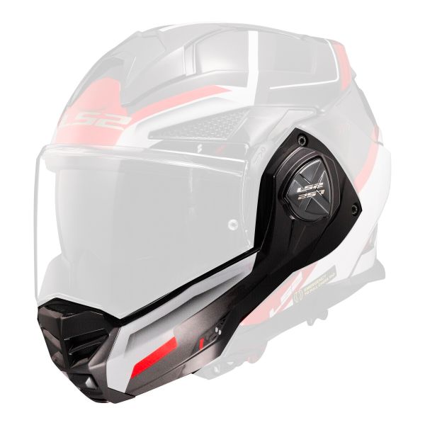Pi�ces d�tach�es casque LS2 Mentonniere Advant X FF901 Spectrum