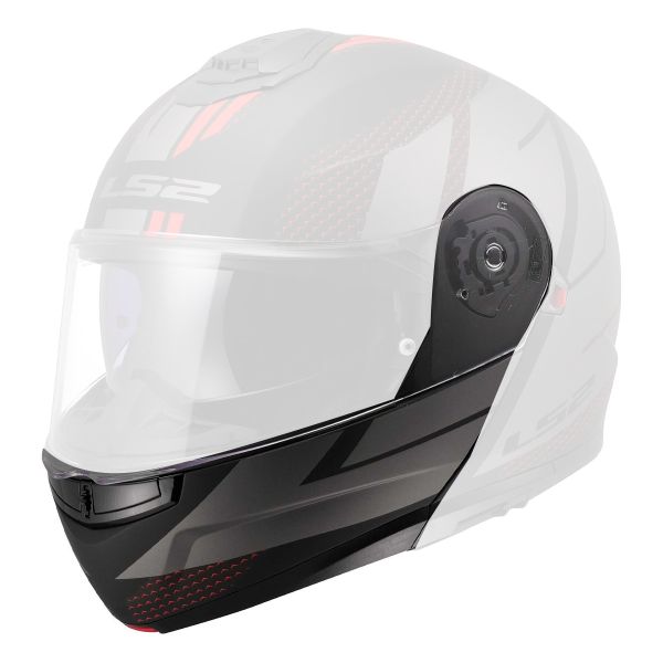 Pi�ces d�tach�es casque LS2 Mentonniere Strobe II FF908 Code