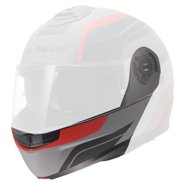 Pi�ces d�tach�es casque LS2 Mentonniere Strobe II FF908 Monza