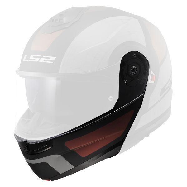 Pi�ces d�tach�es casque LS2 Mentonniere Strobe II FF908 Orion