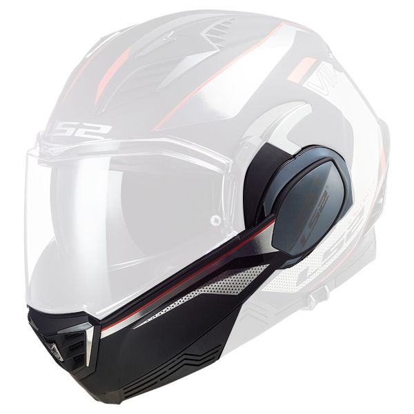 Pi�ces d�tach�es casque LS2 Mentonniere Valiant II FF900 Hub