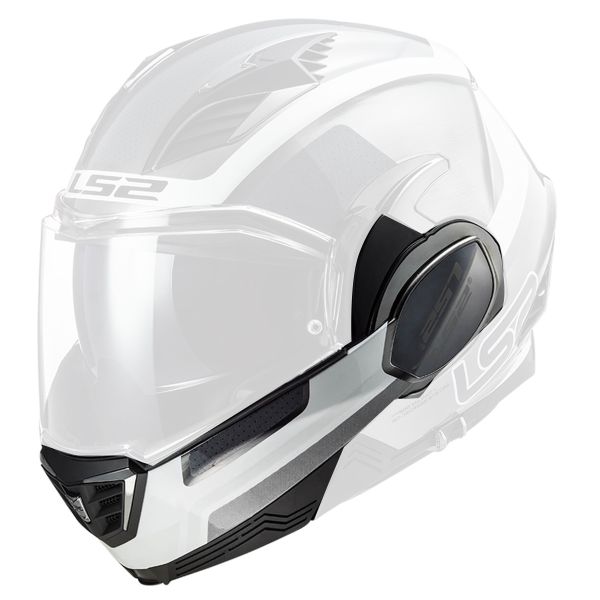 Pi�ces d�tach�es casque LS2 Mentonniere Valiant II FF900 Orbit