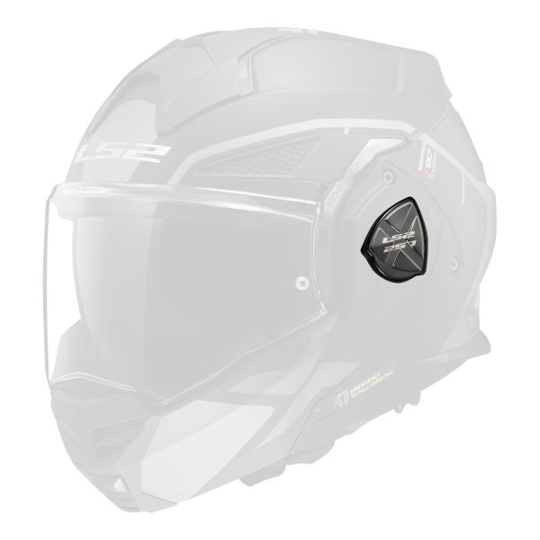 Pi�ces d�tach�es casque LS2 Platine Ecran Advant X FF901 Metryk