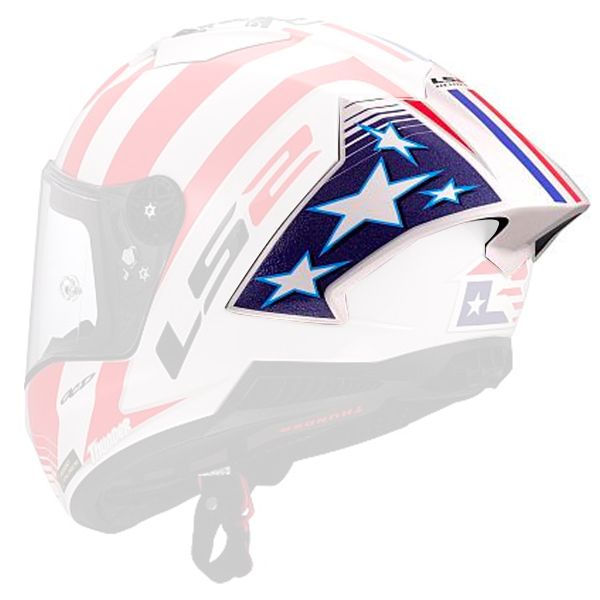 Pi�ces d�tach�es casque LS2 Spoiler Thunder GP Aero Replica Baz FF805