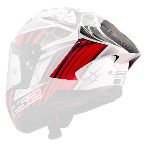 Pi�ces d�tach�es casque LS2 Spoiler Thunder GP Aero Replica Perolari FF805
