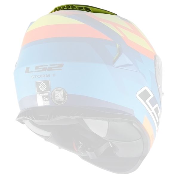 Pi�ces d�tach�es casque LS2 Ventilation Arriere Centrale Storm FF800 Salvador