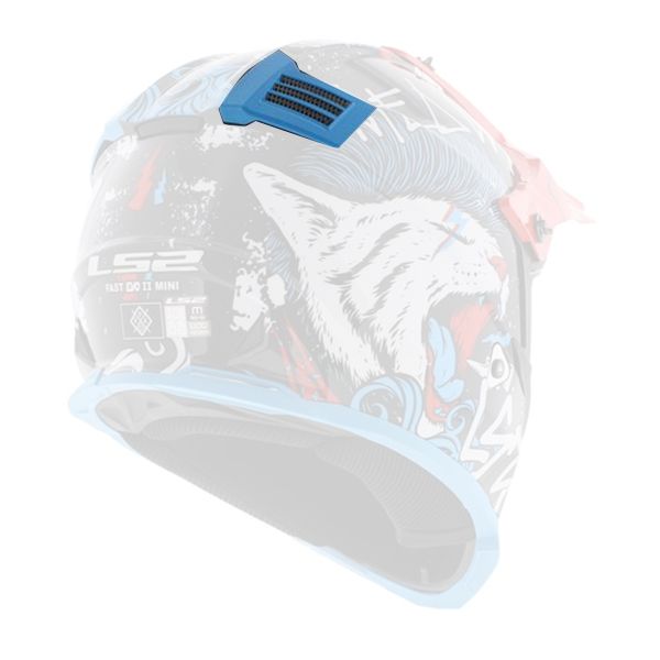 Pi�ces d�tach�es casque LS2 Ventilation Arriere Fast II Mini MX437 Starmaw