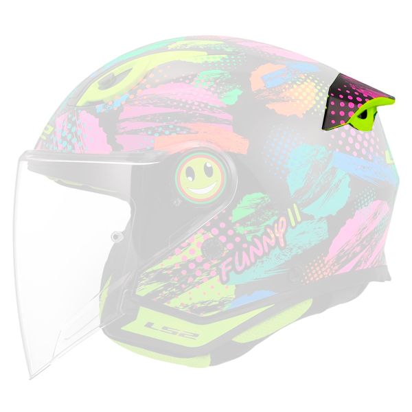 Pi�ces d�tach�es casque LS2 Ventilation Arriere Funny II Joy OF622