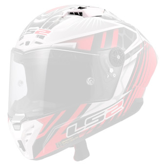 Pi�ces d�tach�es casque LS2 Ventilation Superieure Thunder GP Aero Replica Perolari FF805