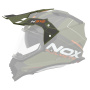 Pices dtaches casque NOX Casquette N312 Drone kaki mat orange