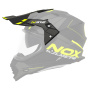 Pices dtaches casque NOX Casquette N312 Drone noir mat jaune