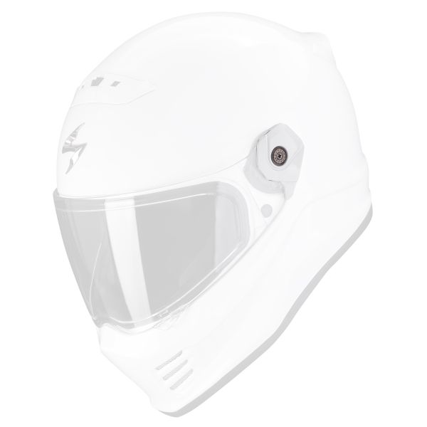 Pices dtaches casque Scorpion Cache Fixation Ecran Covert FX White