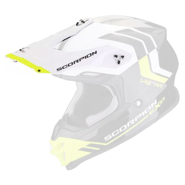 Pi�ces d�tach�es casque Scorpion Casquette VX-16 - VX-16 Evo Air Fusion Black Neon Yellow