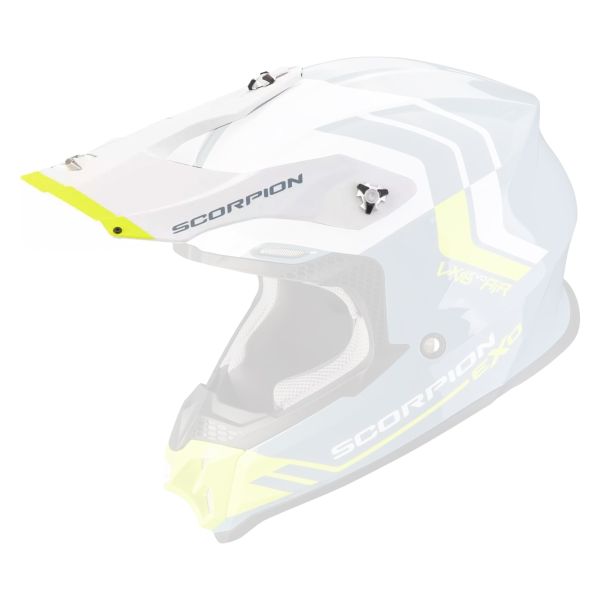 Pi�ces d�tach�es casque Scorpion Casquette VX-16 - VX-16 Evo Air Fusion Blue Neon Yellow