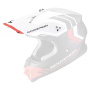 Pi�ces d�tach�es casque Scorpion Casquette VX-16 - VX-16 Evo Air Fusion Matt Black Red