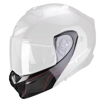 Pi�ces d�tach�es casque Scorpion Mentonniere Exo 930 Cielo