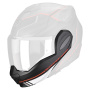 Pi�ces d�tach�es casque Scorpion Mentonniere Exo Tech Evo Animo Matt Black Red