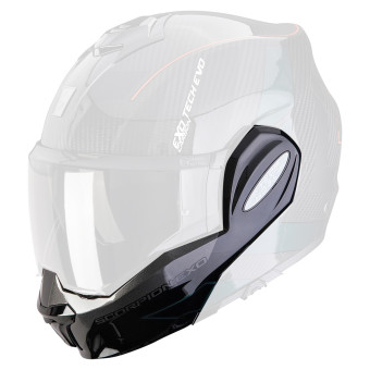 Pi�ces d�tach�es casque Scorpion Mentonniere Exo Tech Evo CAD Black Green