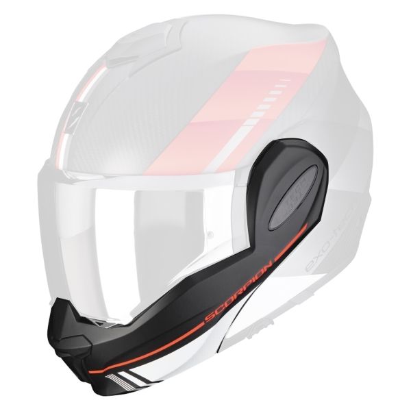 Pi�ces d�tach�es casque Scorpion Mentonniere Exo Tech Evo Carbon Genus  XL - XXL
