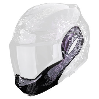 Pièces détachées casque Scorpion Mentonniere Exo Tech Evo Dream Black Chameleon Pièces détachées casque Scorpion Mentonniere Exo Tech Evo Dream Black Chameleon