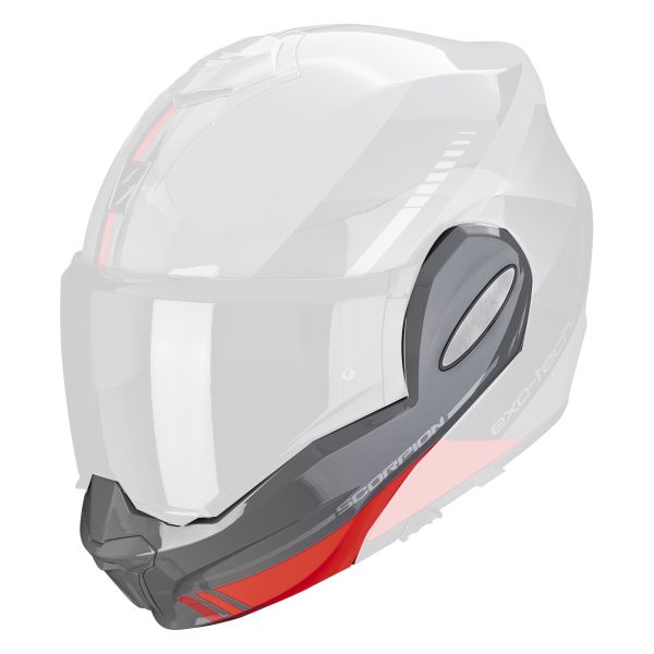Pi�ces d�tach�es casque Scorpion Mentonniere Exo Tech Evo Genre XL - XXL