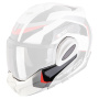Pi�ces d�tach�es casque Scorpion Mentonniere Exo Tech Evo Pro Acuti Grey Black Red